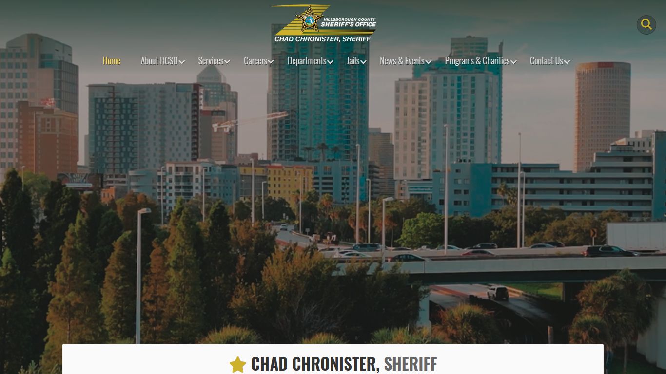 HCSO Hillsborough County Sheriff's Office, Sheriff Chad Chronister ...